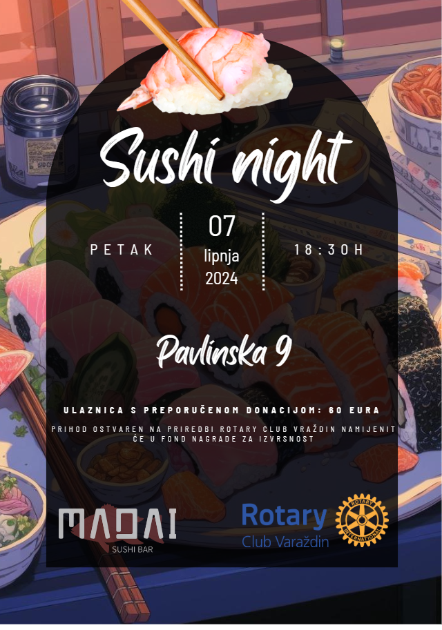 Večer sushija