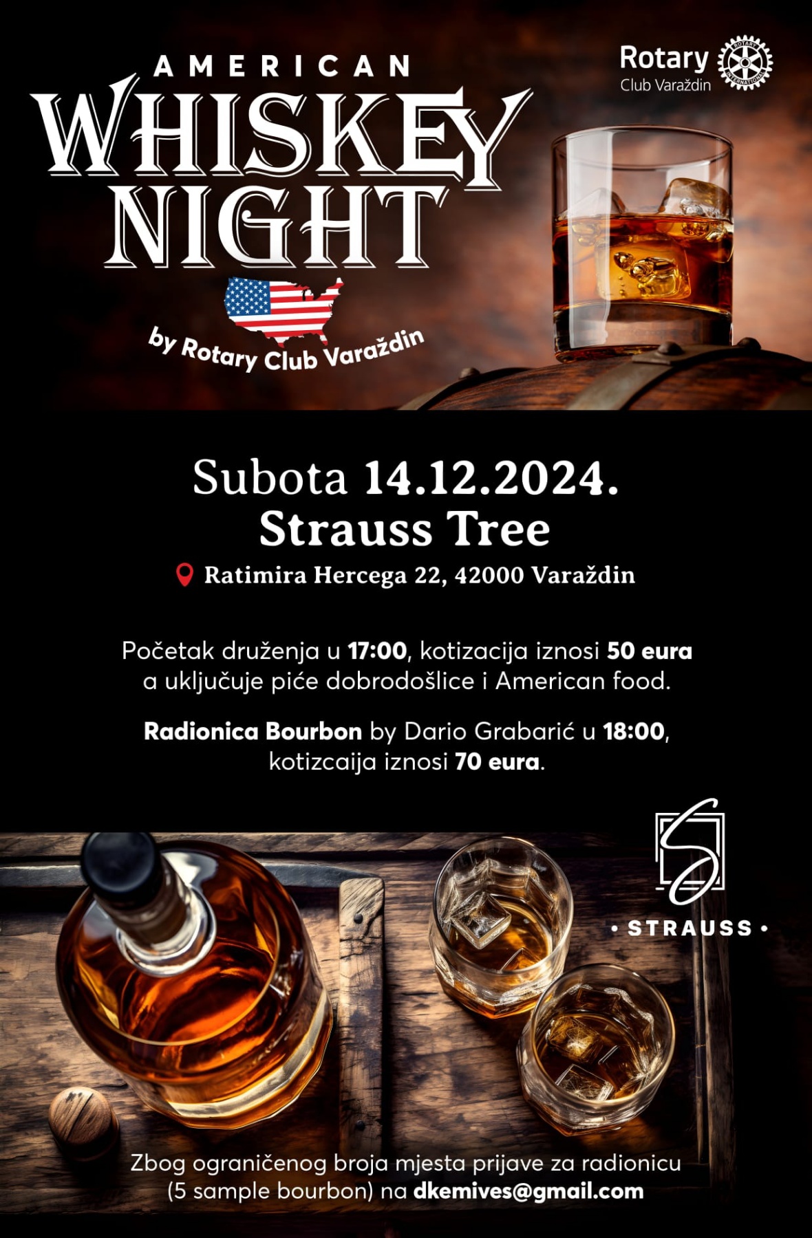 Whiskey night u Strauss Tree baru